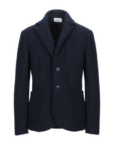 Berna Man Suit jacket Midnight blue Size M Wool, Polyester