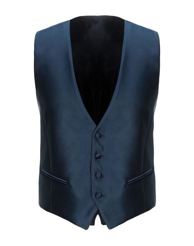 Man Tailored Vest Midnight blue Size 40 Polyester