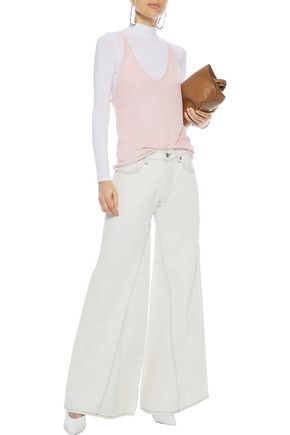 Click to view more detailed imagery on our partner's website J Brand Woman Lucy Cashmere And Silk-Blend Camisole Blush