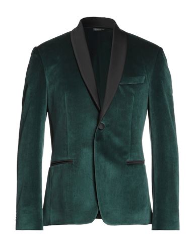 Alessandro Dell'acqua Man Blazer Green Size 36 Polyester