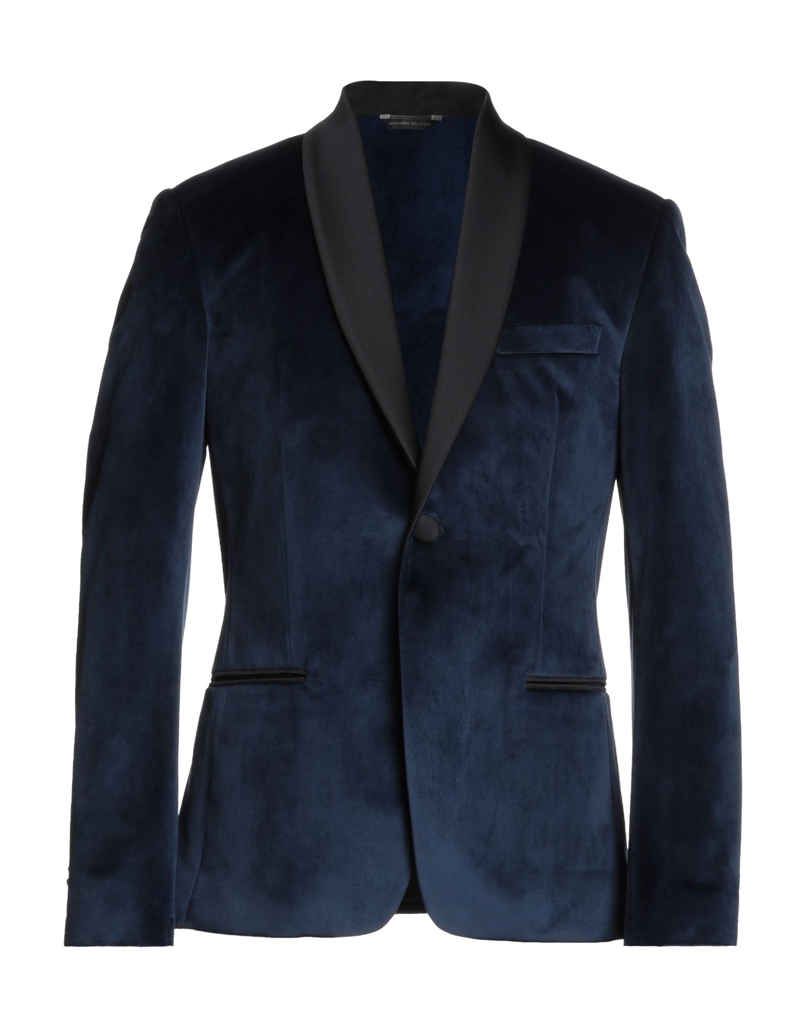 Alessandro Dell'acqua Man Blazer Blue Size 36 Polyester