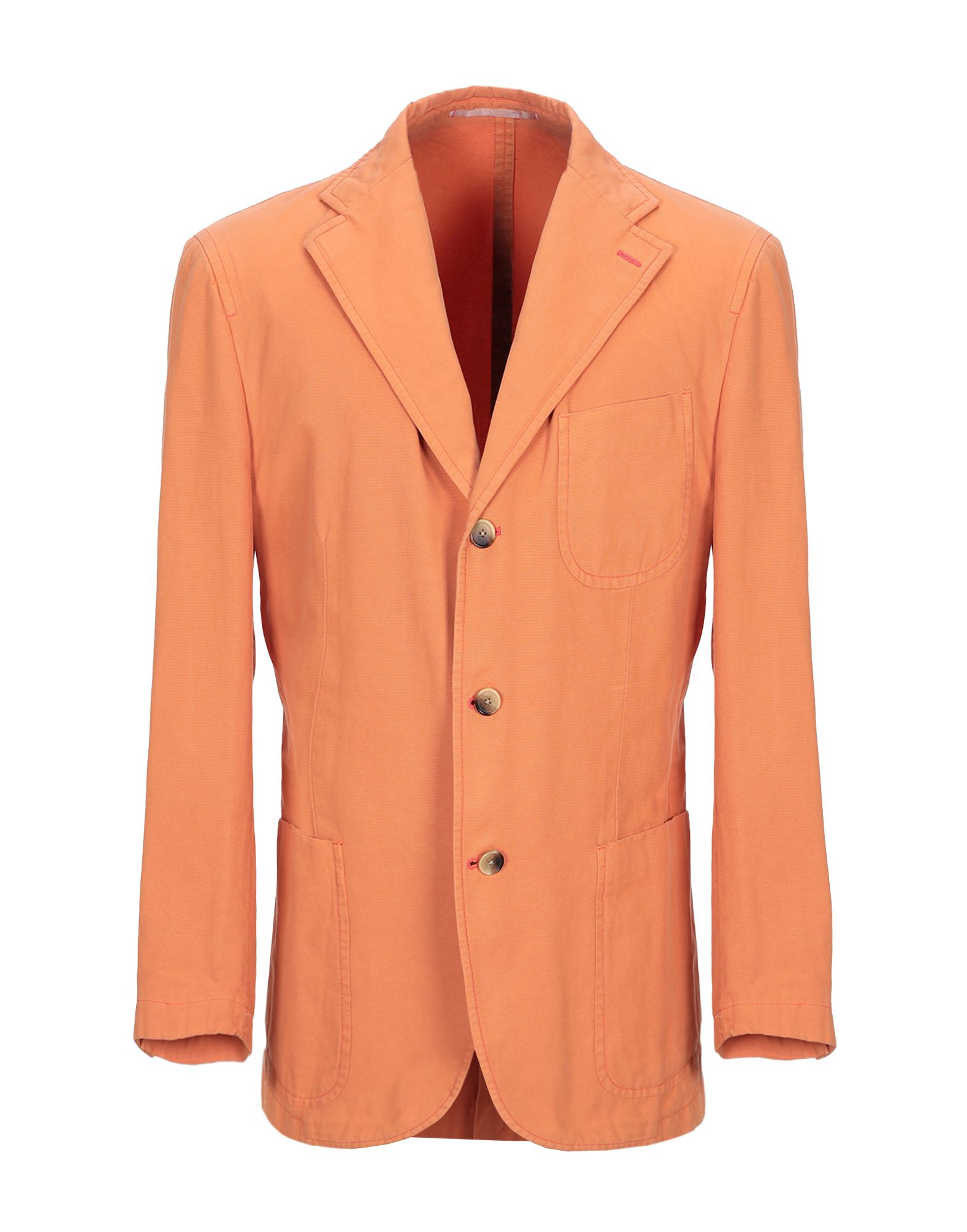 Raffaele Caruso Sartoria Parma Suit Jackets In Orange