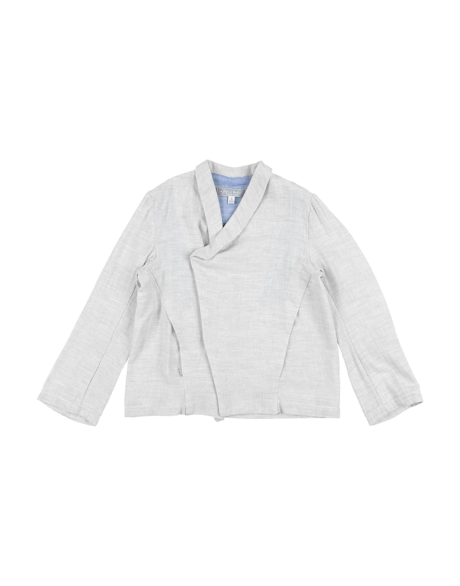 Aghi E Bubi Kids' Suit Jackets In Light Grey
