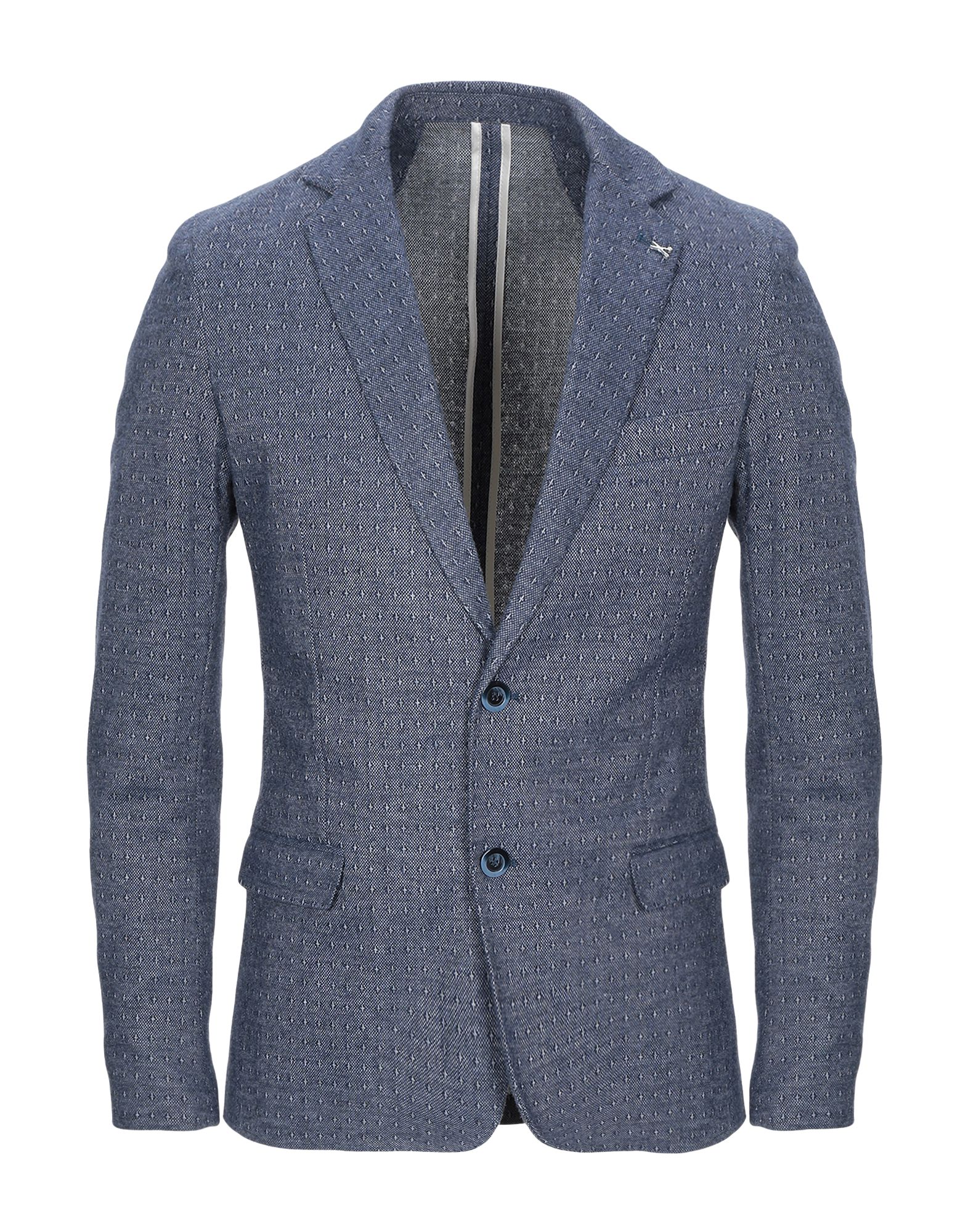 Piero Giachi Suit Jackets In Slate Blue | ModeSens