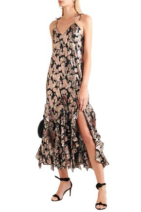 alice mccall rose gold dress