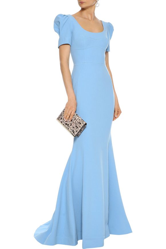 Yves fluted cady gown | REBECCA VALLANCE | Sale up to 70% off | THE OUTNET
