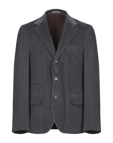 Grey Daniele Alessandrini Man Suit jacket Midnight blue Size 38 Wool, Polyester