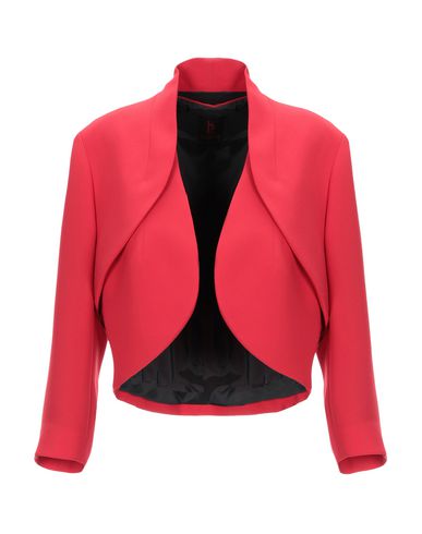 Woman Blazer Red Size 4 Polyester, Elastane