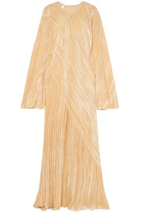 ROSETTA GETTY Oversized crushed-velvet gown