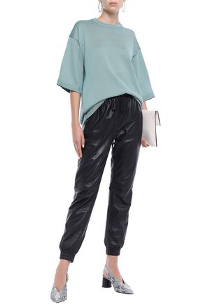 Click to view more detailed imagery on our partner's website Tibi Woman Stretch-Knit Top Grey Green