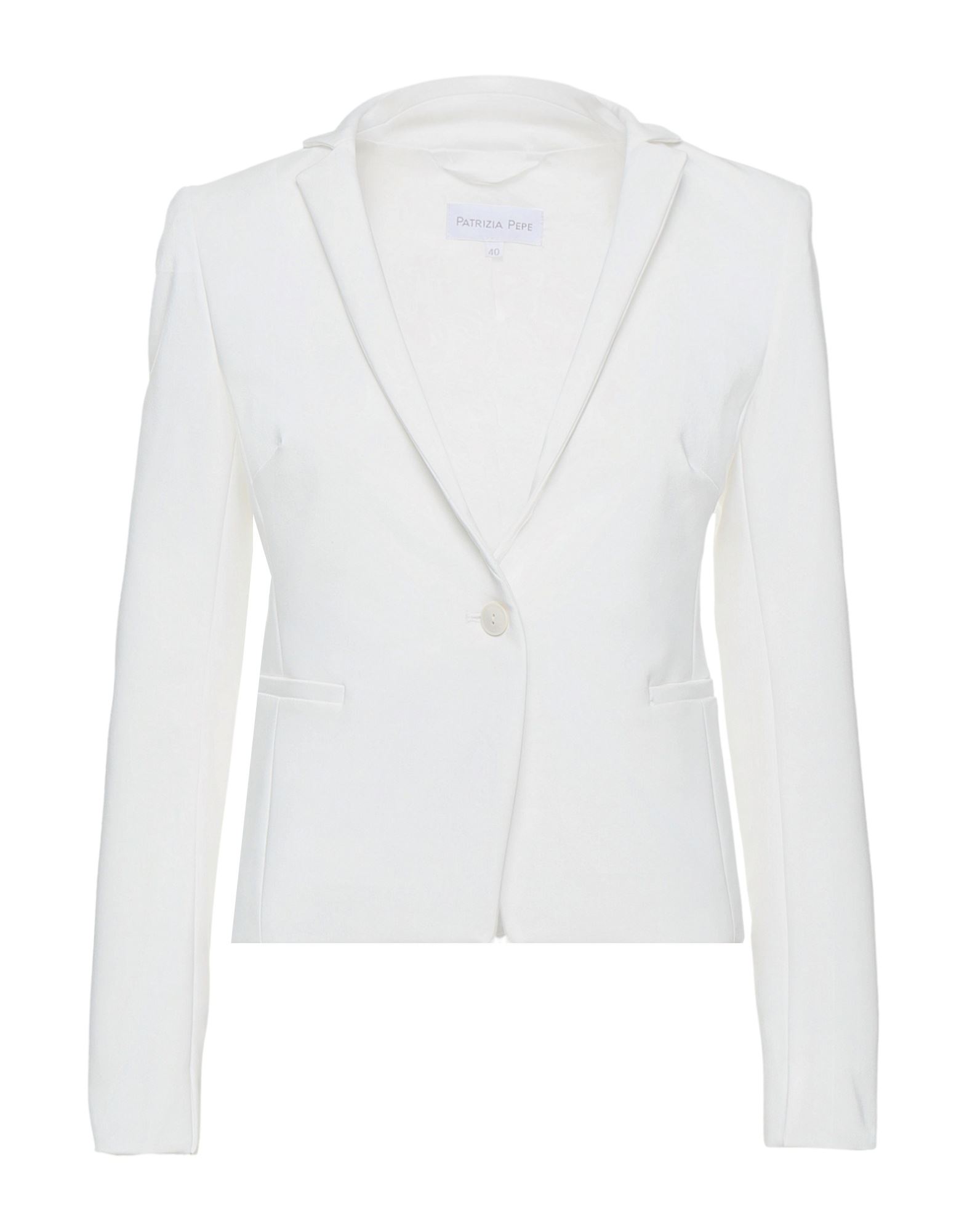 Patrizia Pepe Suit Jackets In White