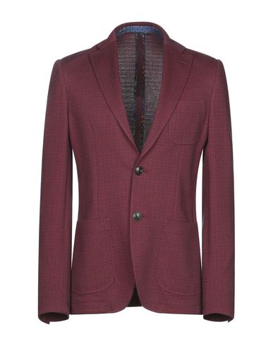 Man Blazer Garnet Size 44 Cotton