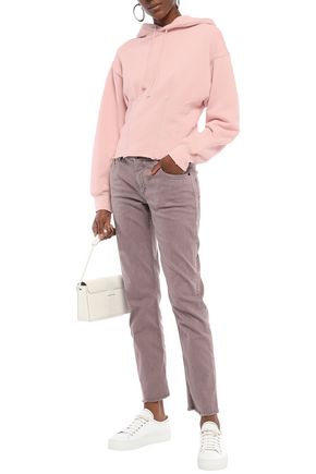 Click to view more detailed imagery on our partner's website Current Elliott Current/Elliott Woman French Cotton-Terry Hoodie Pastel Pink