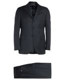 PAOLONI Herren Anzug Farbe Schwarz Größe 2