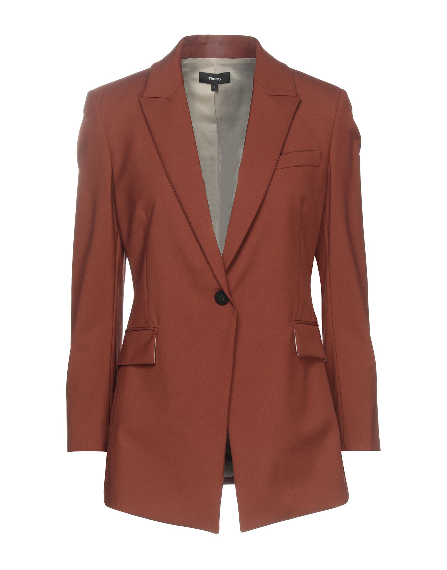 Theory Suit Jackets In Brown