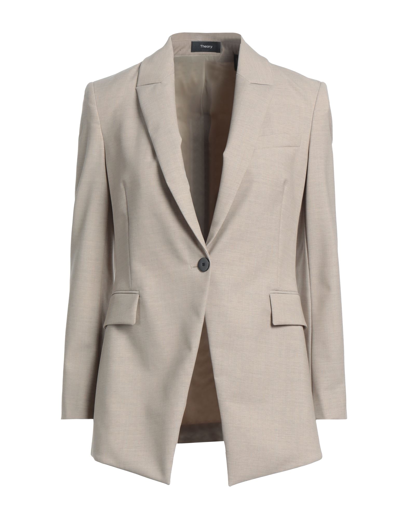 Theory Suit Jackets In Khaki