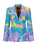 FONTANA COUTURE Damen Jackett Farbe Azurblau Gre 3