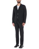 PAOLONI Herren Anzug Farbe Schwarz Größe 8
