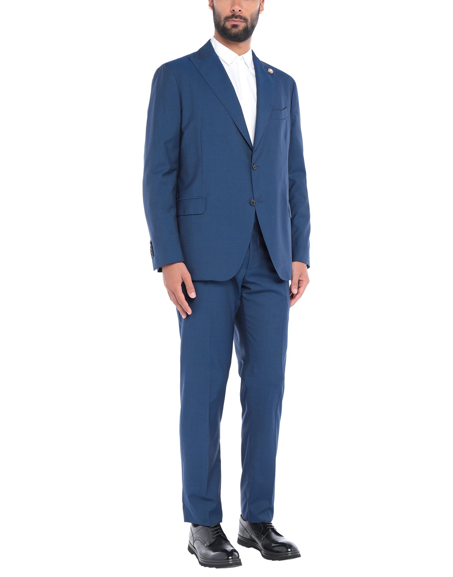 《セール開催中》LARDINI メンズ スーツ ブルー 58 ウール 100%