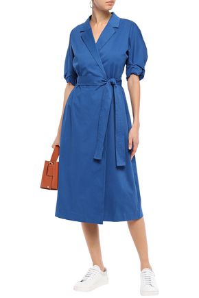 cobalt wrap dress