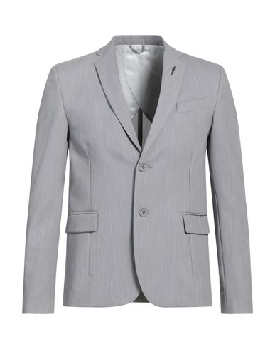 Imperial Man Suit Jacket Light Grey Size L Polyester, Viscose, Elastane
