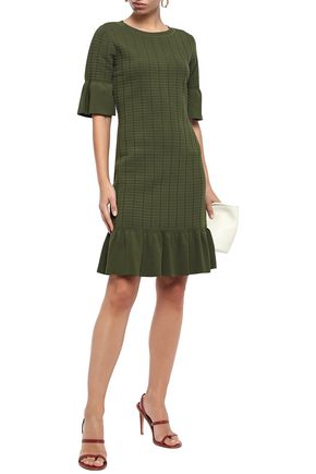 michael kors army green dress