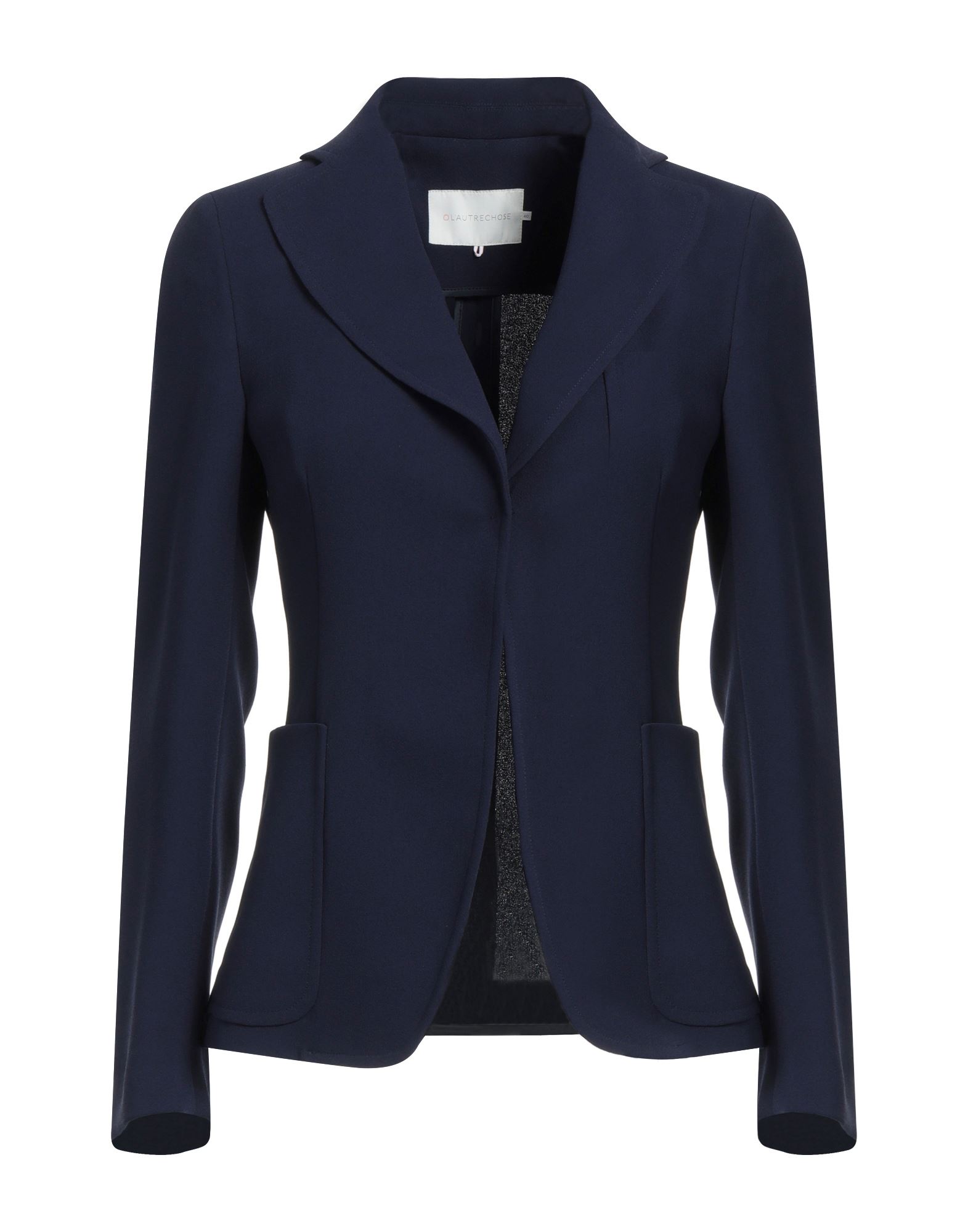 L'autre Chose L' Autre Chose Woman Suit Jacket Midnight Blue Size 8 Polyester