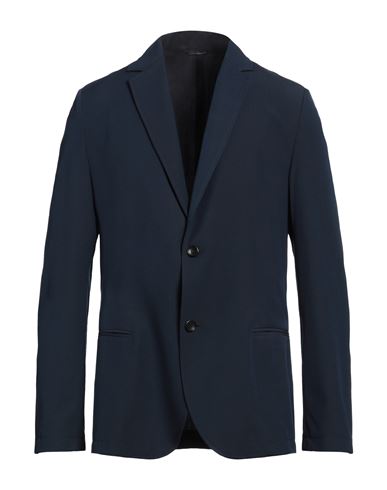 Man Blazer Navy Size 44 Polyester, Viscose, Elastane