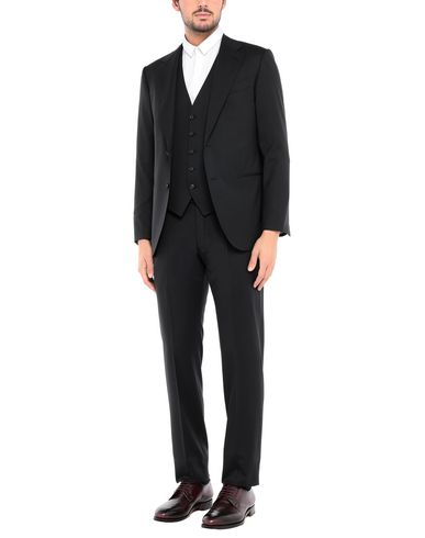 Man Suit Black Size 48 Wool