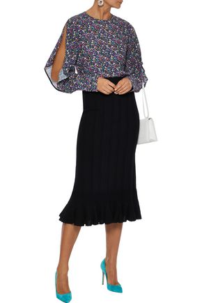 JASON WU FLORAL-PRINT CREPE BLOUSE,3074457345621711789