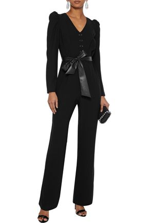 tahari crepe jumpsuit