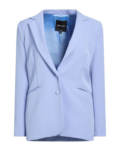 Denny Rose Woman Blazer Light Blue Size 6 Polyester, Elastane
