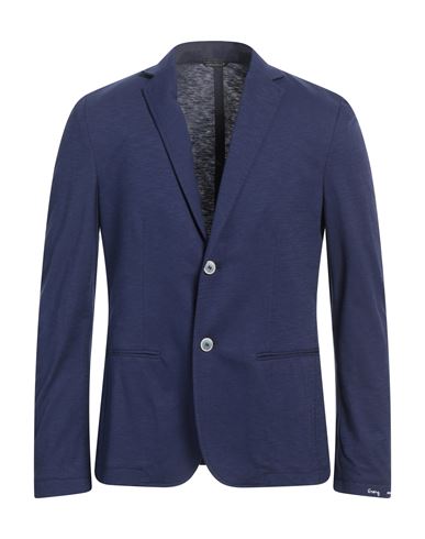 Man Blazer Midnight blue Size 42 Polyamide, Elastane