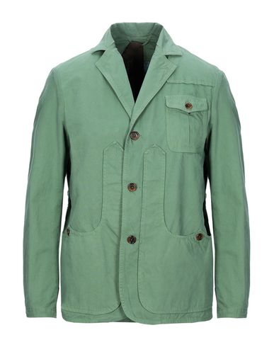 Capalbio Man Suit Jacket Green Size 40 Cotton