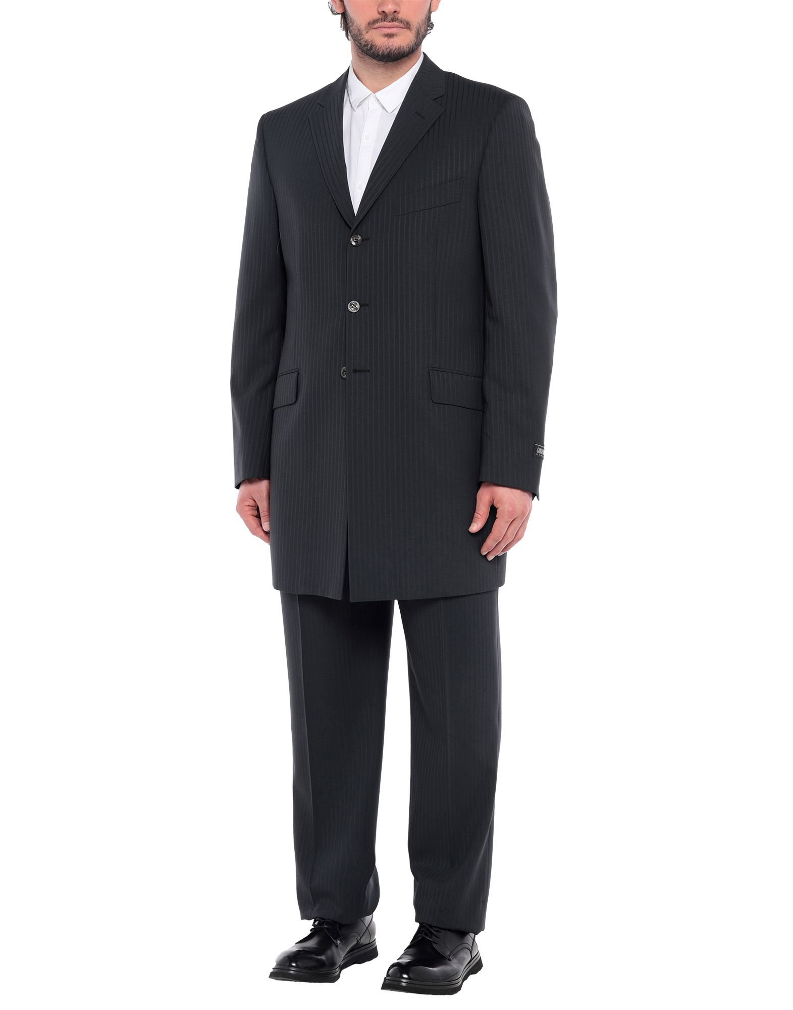 《セール開催中》CARLO PIGNATELLI CLASSICO メンズ スーツ ブラック 56 バージンウール 100%