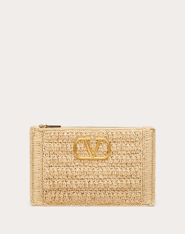 raffia purse