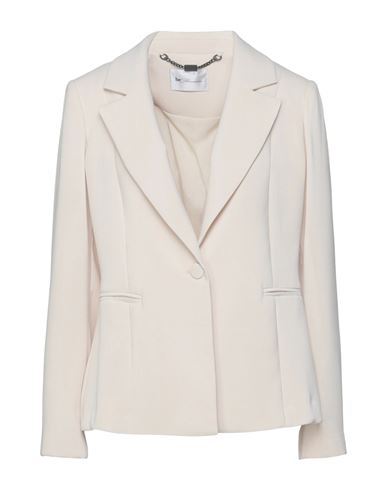 Be Blumarine Woman Suit Jacket Beige Size 12 Polyester