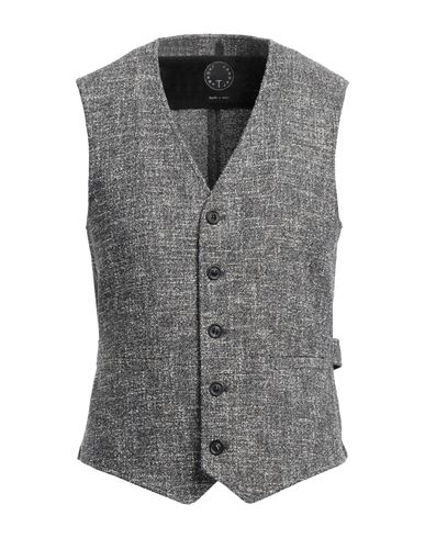 T-jacket By Tonello Man Tailored Vest Brown Size M Cotton, Acrylic, Polyamide, Elastane