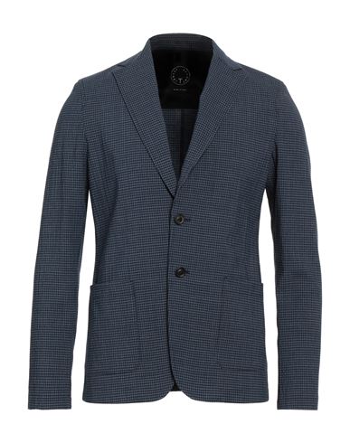 T-jacket By Tonello Man Suit Jacket Blue Size M Virgin Wool, Polyester, Elastane
