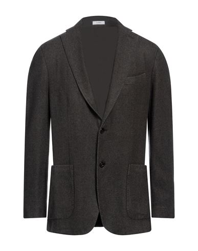 Boglioli Man Suit Jacket Dark Brown Size 48 Wool