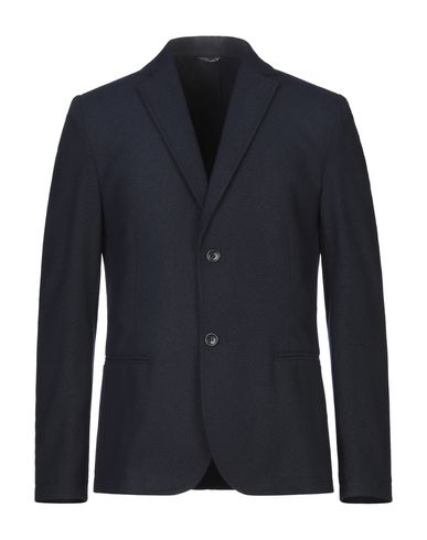 Man Blazer Midnight blue Size 50 Cotton, Polyamide