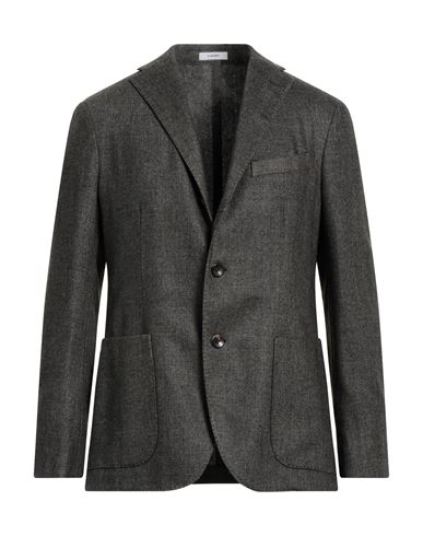 Boglioli Man Blazer Dark Green Size 38 Cashmere, Polyester