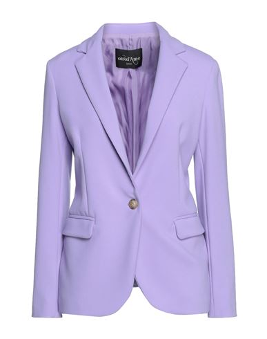 Woman Blazer Light purple Size 2 Polyester, Viscose, Elastane