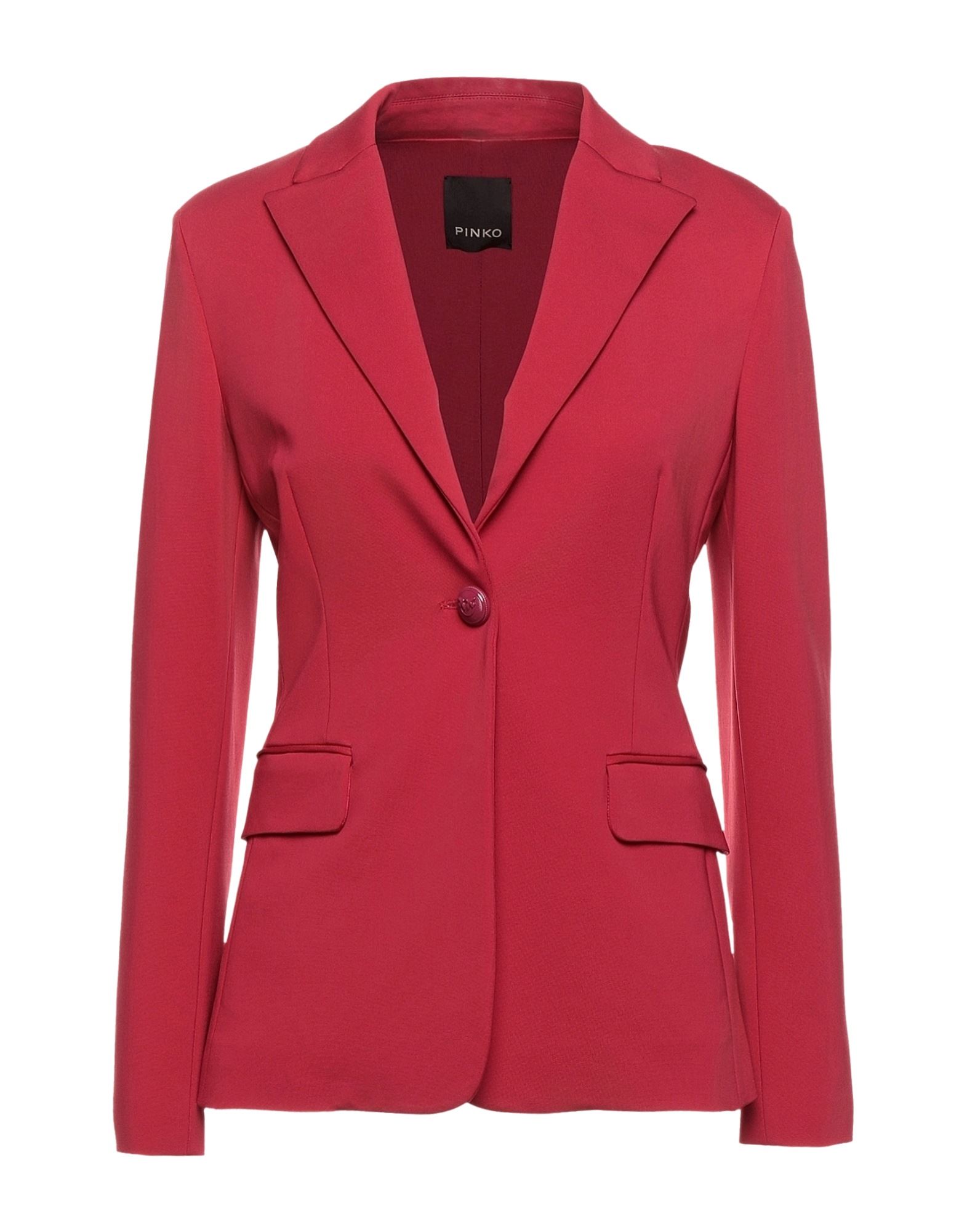 Shop Pinko Woman Blazer Red Size 6 Viscose, Polyamide, Elastane