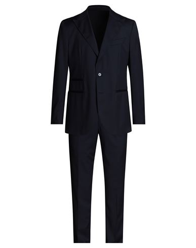 Royal Row Man Suit Midnight Blue Size 46 Super 130s Wool