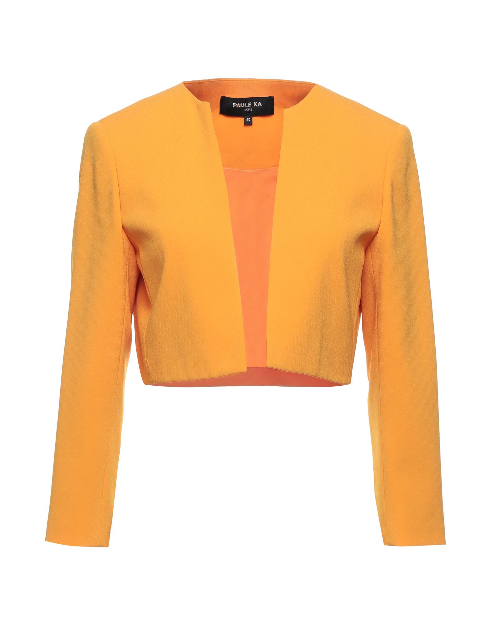 Paule Ka Suit Jackets In Orange