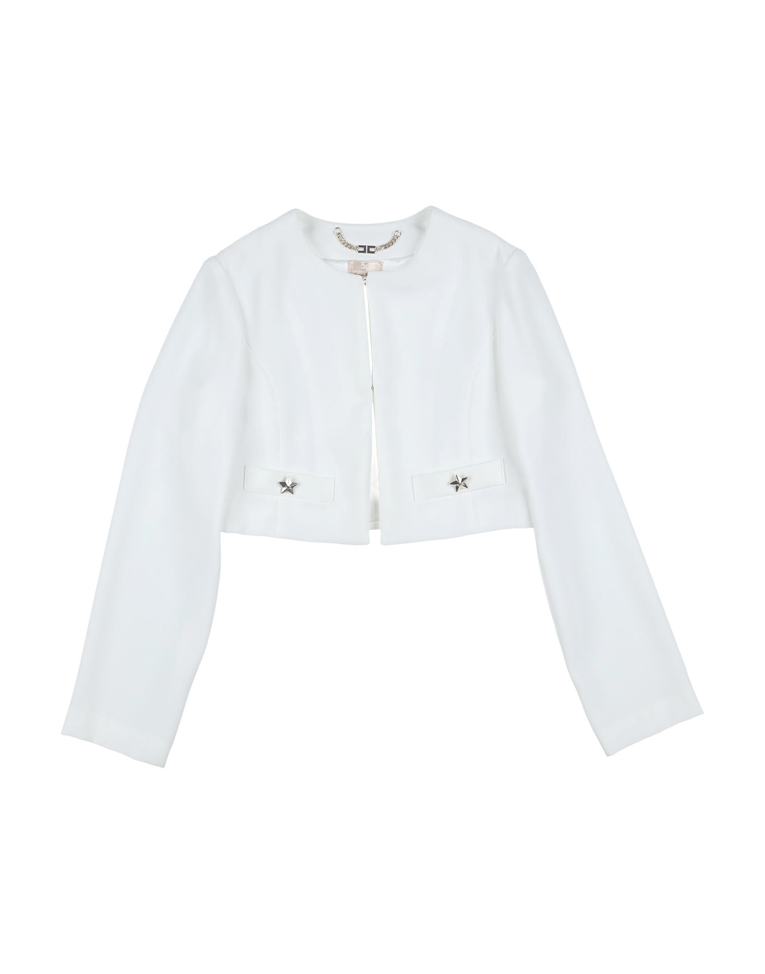 Elisabetta Franchi Kids' Suit Jackets In White