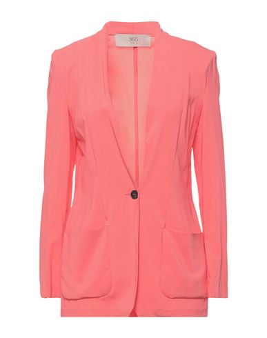 Jucca Woman Blazer Coral Size 4 Viscose, Elastane In Red