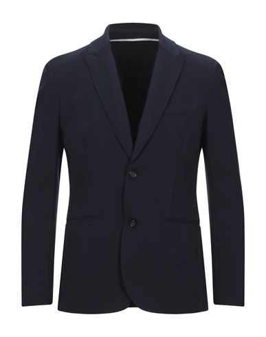 At. p.co Man Blazer Midnight blue Size 42 Polyester, Viscose