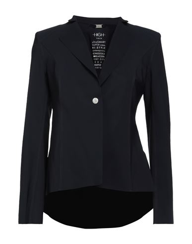 High Woman Suit Jacket Midnight Blue Size 4 Nylon, Elastane